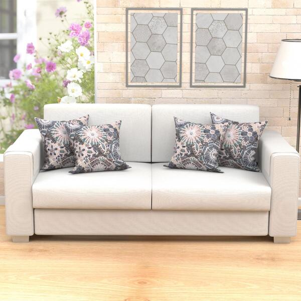 Almofada Para Sofá Decorativa Tabaco 4 Unidades 45cm X 45cm C