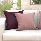 Almofada Para Sofá Grande Vinho E Rosê 60cm X 60cm 2 Unidades