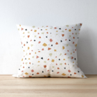 Almofada Para Sofá Sala Cheia 40x40 Graniliti Colorido Branco