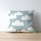 Almofada Para Sofá Sala Cheia Com Enchimento 40x40 Nuvens Bra