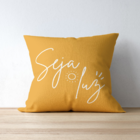 Almofada Para Sofá Sala Cheia Com Enchimento 40x40 Seja Luz A