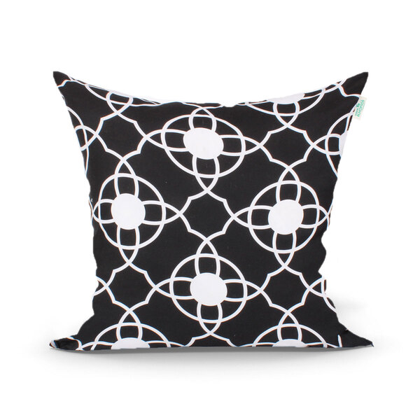 Almofada Peta Geométrica Estampada 45cm X 45cm Com Refil De S