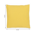 Almofada Pharell Jacquard Amarelo Banana 45x45cm Inspire