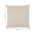 Almofada Pharell Jacquard Bege 45x45cm Inspire