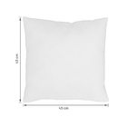 Almofada Pharell Jacquard Branca 45x45cm Inspire