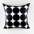 Almofada Poá Preto Branco