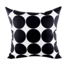 Almofada Poá Preto Branco