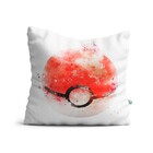 Almofada Pokebola Pokémon - Almofada Vermelha