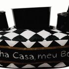 Almofada Porta Pipoca 34x30x12cm Boteco