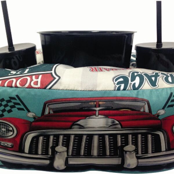 Almofada Porta Pipoca 34x30x12cm Route 66