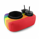 Almofada Porta Pipoca Arco Íris