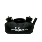 Almofada Porta Pipoca Believe Preto
