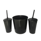 Almofada Porta Pipoca Casal Meu Dengo Preto