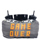 Almofada Porta Pipoca Game Over Cinza
