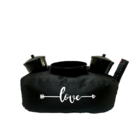 Almofada Porta Pipoca Love Preto