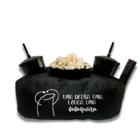 Almofada Porta Pipoca Meme Fofoqueira Preto