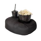 Almofada Porta Pipoca Preta Solteiro Pai Super Heroi Preto