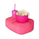 Almofada Porta Pipoca Rosa Infantil Flores Rosa