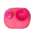 Almofada Porta Pipoca Rosa Solteiro Chuva De Amor Rosa