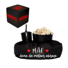 Almofada Porta Pipoca Solteiro Dona Do Melhor Abraço + Cubo P