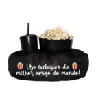 Almofada Porta Pipoca Solteiro Uso Exclusivo Melhor Amigo Pre