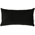 Almofada Preta Retangular 30x50 Suede - Paloma Home