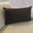 Almofada Preta Retangular 30x50 Suede - Paloma Home