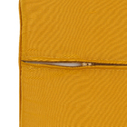 Almofada Quadrada 40X40cm  Microfibra Estampada Listrada Amarelo Carrot Próxima Têxtil