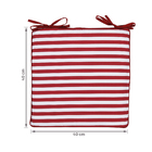 Almofada Quadrada 40X40cm  Microfibra Estampada Listrada Bordo Próxima Têxtil