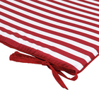 Almofada Quadrada 40X40cm  Microfibra Estampada Listrada Bordo Próxima Têxtil