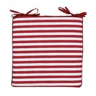 Almofada Quadrada 40X40cm  Microfibra Estampada Listrada Bordo Próxima Têxtil