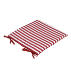 Almofada Quadrada 40X40cm  Microfibra Estampada Listrada Bordo Próxima Têxtil