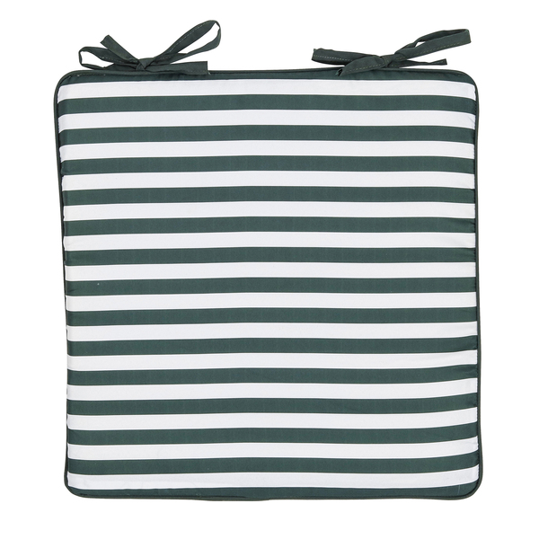 Almofada Quadrada 40X40cm  Microfibra Estampada Listrada Verde Cargo Próxima Têxtil