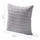 Almofada Quadrada Dona Estilo Crochê