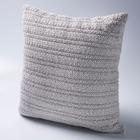 Almofada Quadrada Dona Estilo Crochê