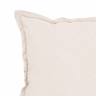 Almofada Quadrada Jacquard Shine Lisa Cru 50x50cm