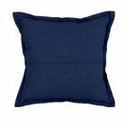 Almofada Quadrada Jacquard Shine Lisa Azul Mar 50x50cm