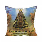 Almofada Quadriculada Bênção Do Lar E Nossa Senhora Aparecida