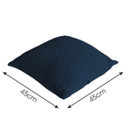 Almofada Quadrada Reciclada Eterna Azul Marinho 45x45cm