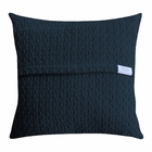 Almofada Quadrada Reciclada Eterna Azul Marinho 45x45cm