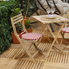 Almofada Redonda 40X40cm  Microfibra Estampada Listrada Bordo Próxima Têxtil