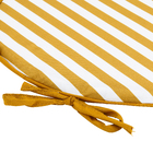 Almofada Redonda 40X40cm Microfibra Estampa Listrada Topazio Próxima Têxtil