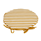 Almofada Redonda 40X40cm Microfibra Estampa Listrada Topazio Próxima Têxtil