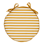 Almofada Redonda 40X40cm Microfibra Estampa Listrada Topazio Próxima Têxtil