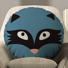 Almofada Redonda Avulsa Cheia Infantil Bichinhos 45cm X 45cm