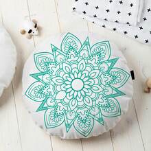 Almofada Redonda Estampada Mandala 45x45cm Indira Jade