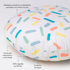 Almofada Redonda Granulado - Pastel