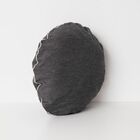 Almofada Redonda Preta 45cm