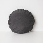 Almofada Redonda Preta 45cm