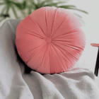 Almofada Redonda Retrô Rosa Antigo